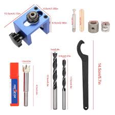 Wood Dowel Hole Jig Drill Bit Woodworking Locator Tool Would Like To Know More Click On The Image This Is An Affiliate Link Drill Bits Tools Woodworking