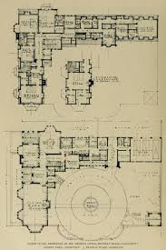 Floor Plans Residence Of Mr George Lewis In Beverly Hills Architectural Floor Plans Mansion Plans Floor Plan Drawing