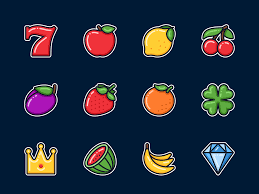Taking a look back in time, some of the first symbols on the slot machines in the u.s. Slot Machine Symbols Filled Outline By Cristian Lungu On Dribbble