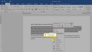 How To Double Space In Microsoft Word