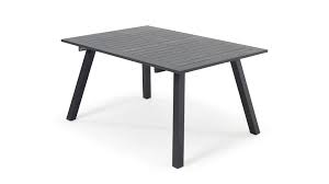 Au lieu de table de jardin naterial niagara rectangulaire gris. Table De Jardin Carree Extensible 100 145 Samba