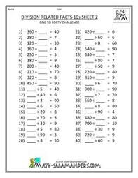 Free 4th Grade Math Worksheets Division Tables Related Facts 10s 2 Gif 780 1 009 Pixels 4th Grade Math Worksheets Math Worksheets Mathematics Worksheets