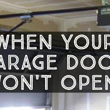 These ladders will help keep the garage door open when you manage to prop the door open all the way. 11 Most Common Reasons Why Your Garage Door Won T Open Dengarden