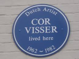 Cor Visser blue plaque