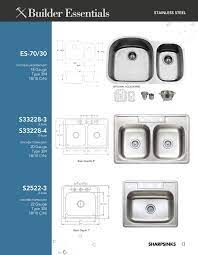 Esi Sharpsinks Catalog Pg 13 Stainless Steel Sinks Pintu