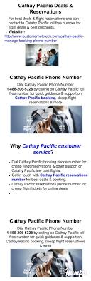 Cathay Pacific Manage Booking Converted 1 Magazine With 10 Pages Cathay Pacific Booking Manage