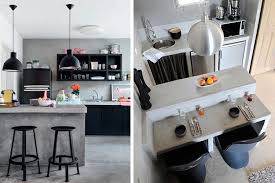 La idea es aprovechar la esquina para poner el fregadero, así se logra ganar espacio en el diseño de cocinas muy pequeñas. Cocinas Pequenas Con Barra Americana Decofilia