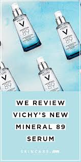 Vichy Mineral 89 Hyaluronic Face Moisturizer Review Skincare Com By L Oreal Vichy Skincare Review Beauty Cosmetics