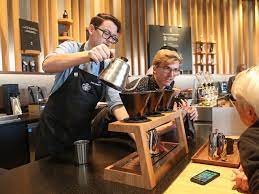 Fancy Starbucks Palm Desert Starbucks Reserve Starbucks Coffee Pour Over Stand