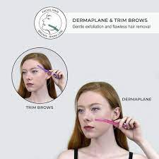 Dermaplaning is a skin treatment that uses an exfoliating blade to skim dead skin cells and hair from your face. Lindo Face Brow Razor 3pcs Set Lindo Products