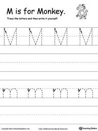 Tracing And Writing The Letter M Writing Practice Worksheets Alphabet Writing Practice Writing Practice