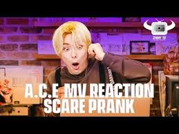 Kpop Idols A C E Scare Prank Zany Tv W Eng Sub Boy Groups Pranks Ace