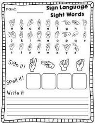 Sign Language Words Worksheet Math Worksheet 1000 Ideas About Sign Language Words On Pinte Sign Language For Kids Sign Language Words Sign Language Phrases