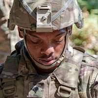 Corporal Ben Gaige, a field radio operator assigned