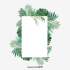 Small Green Fresh Tropical Plant Palm Rectangular Border Botany Plant Border Tropic Png Transparent Clipart Image And Psd File For Free Download Floral Wreath Watercolor Leaves Wallpaper Iphone Plant Drawing