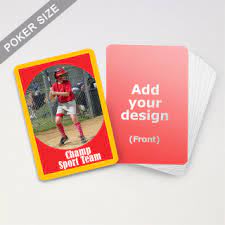 Preferably upload a photo in a football jersey. Create Your Own Sport Cards
