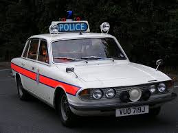 Black And White Police Car Uk British Classic Triumph White 2000 2500 2 5pi 70 S Old Police Car Police Cars Old Police Cars Classic Cars British