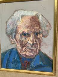 Original Oil Painting On Board Of Armenian Artist Martiros Saryan 11x14”  Framed