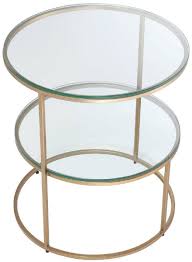 Casa Padrino Luxury Side Table Brass O 50 X H 57 Cm Round Stainless Steel Table With Tempered Glass Tops Luxury Quality It was time to get a coffee table that was practical and aesthetic.