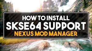 The skyrim script extender (skse) is a tool used by many skyrim mods that expands scripting capabilities and adds additional functionality to the game. Skyrim Se How To Get Skse 64 Support For Nexus Mod Manager Esl Plugins Youtube