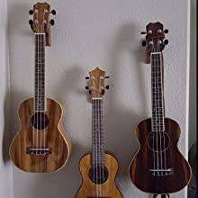 Horse feeder my kind of town fair isle pattern disney art ukulele acoustic repurposed wall decor wheat belly. Amazon Com String Swing Ukulele Wall Mount Stand For Mandolin Ukele Concert Pineapple Soprano Tenor And Baritone Compatible Case Alternative Kit For Home Or Studio Black Walnut Hardwood Cc01uk Bw Everything