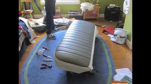 Reupholstering The Bench Seat Youtube