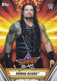 His wwe future appeared to be in jeopardy, but in february 2019, reigns revealed he was in remission and would be. 2019 Wwe Summerslam Topps Roman Reigns No 14 Pro Wrestling Fandom