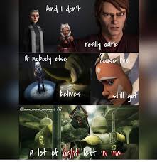 U Have So Much On Your Mind Right Now It S Not Your Fault Star Wars Ahsoka Star Wars Star Wars Quotes