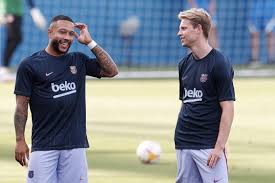 €20.00m jul 22, 1998 in alella, spain Frenkie De Jong And Memphis Depay Offer Barcelona Fitness Boost Ahead Of Getafe Clash Football Espana