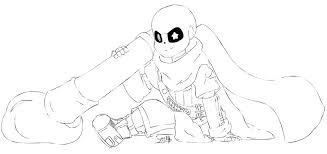 Papyrus undertale coloring page free printable coloring pages. Coloring Page Undertale Ink Sans Coloring Pages
