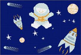 Unique cross stitch patterns for modern cross stitchers. Ann Logan 10 Free Patterns Online Space 2319