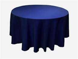 Navy Floor Length Linen Blue Tablecloth Linen Chair Covers Wedding Table Linens