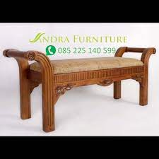 Kursi mewah ukiran jepara terbaru. Jual Bangku Klasik Tanpa Sandaran Full Kayu Jati Ukiran Jepara Kab Jepara Andra Furniture Tokopedia