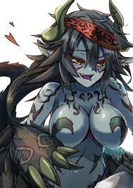 Monster Girl Encyclopedia Ushi Oni By Sud Art Deviantart Com On Deviantart Monster Girl Encyclopedia Monster Girl Cat Girl
