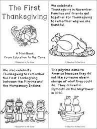 Free The First Thanksgiving Mini Book And Reflection Cl Thanksgiving Literacy Thanksgiving Literacy Activities Thanksgiving Lessons