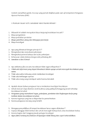 Latihan soal berikut terdiri dari 20 butir soal yang terdiri dari 13 butir soal pilihan ganda dan 7 butir soal melengkapi dialog. Contoh Soal Pilihan Ganda Job Interview Cara Golden