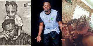 Rapper olamide has set his thousands of fans on instagram on a congratulation cours, the ybnl boss shared a photo of a new baby, who apparently, shares congrats!! My Studio Rat Olamide Shares Adorable Photo With His Son