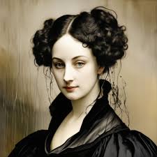 Augusta Ada King (nee Byron), Countess of Lovelace, geometry, sketching, …"  — image created in Shedevrum