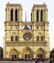 Glowing Notre Dame Paris Paris France Facade