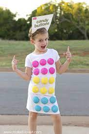 Make A Retro Candy Button Costume For Halloween Candy Buttons Candy Costumes Candy Theme