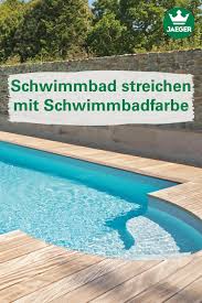 Schwimmbad Streichen Mit Schwimmbadfarbe Schwimmbader Schwimmbadfarbe Pool