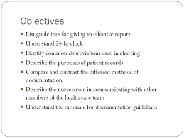 reporting documenting conferring and using informatics