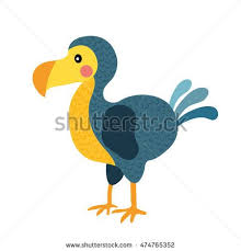 Dodo Bird Animal Cartoon Character Isolated On White Background Dodo Cartoon Animals Bird