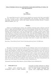 Abstrak penelitian ini berjudul peran pekerja sosial dalam mewujudkan peranan sosial anak autis di yayasan pembinaan anak cacat bandung (ypac). Pdf Peran Pekerja Sosial Dalam Sistem Usaha Kesejahteraan Sosial Di Era Millennium