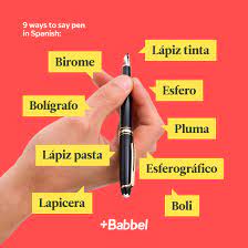Do (m) (mus) auxiliary verb. Babbel Did You Know That Spanish Is So Wonderfully Diverse That It Has 9 Words For Pen Facebook