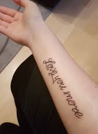 Infinity, stars and moon source love you more and infinity source mother daughter matching tattoos on wrists source matching tattoos source matching. My Tattoo Love You More Forearmtattoo Tattoos Fresh Tattoo Meaningful Tattoos