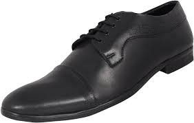 Red Rhino Mens Lace Black Formal Derby Shoes Lace Up For