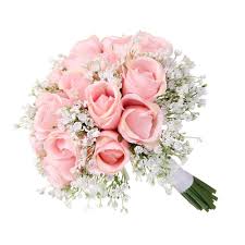 Limited offer 25% off wedding accessories, weddings & events, special occasion dresses, formal occasion dresses, blue flower calla lily wedding bouquet waterfall romantic designer aritificial. Handmade 18pcs Artificial Babysbreath Rose Bridal Wedding Bouquet With White Ribbon Real Touch For Wedding Home Party Diy Decor Walmart Com Wedding Bouquet Fake Flowers Diy Wedding Bouquet Fake Flowers Brides