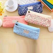 School Pencil Bag Frozen Pencil Pouch Double Zipper Pure And Fresh Penalty Cosmetic Bags Office Stationery Canvas Pencil Case In Pencil Cas Okul Kutular Frozen