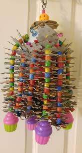 Create some cheap, homemade diy toys for your pets. 144 Puzzle Pieces Make This A Hit With Most Of Our Birds Bird Toys Diy Bird Toys Diy Parrot Toys